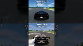 The Crew 2  Creators Tempesta 2022 vs Lamborghini Veneno 2013 Drag Race Max Upgrades NOS [upl. by Avihs454]