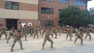 Samoan Haka Performed by Gideon Leiato amp US Soldiers [upl. by Moersch379]