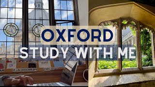 3HOUR STUDY WITH ME  6010 Pomodoro  Bodleian Old Library  University of Oxford  Library sounds [upl. by Berlinda]