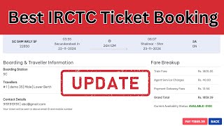 Best IRCTC Ticket Booking 2024 csc cscvle [upl. by Bridgette]