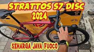 ROADBIKE POLYGON STRATTOS S7 DISC 2024  Review First Impression [upl. by Repard]