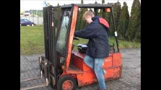 E4698  1600kg used Linde E16 electro forklift from 1995 [upl. by Ydnas]