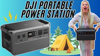 DJI Power 1000 Portable Power Station Review 2200W Solar Generator Home Backup Camping amp RV [upl. by Hadwyn760]