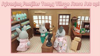 Setting Up the Vintage Tomy Sylvanian Families Village Store [upl. by Vinni]