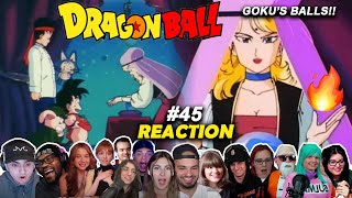 HASKY SEE GOKUS BALLS 😂👀 REACTION MASHUP Dragon Ball Episode 45🐲 ドラゴンボー [upl. by Orsa8]