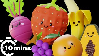 Stimulating Veggie Dance Party For Babies  Faithful Tots Baby Sensory Fun [upl. by Fey621]