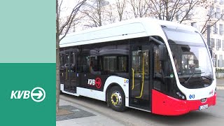 Die ersten Elektrobusse sind unterwegs in Köln [upl. by Attenaej642]