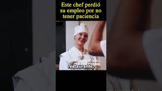 😱Este chef perdio su empleo por no tener paciencia moviemovie verpeliculas [upl. by Naitsyrk]