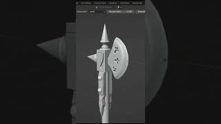 Halberd sculpt 3dsculpting  3dprinting speedsculpting [upl. by Ylrae]