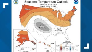 NOAA 20232024 Winter Outlook  What to expect in the northeast [upl. by Masry]