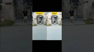 Original vs Edited  Giant Effect 🤣😂😅 subscribe funny comedy trendingvideo viralvideo [upl. by Ninaj]