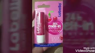 Labello lip balm cherry shine review  cherry shine swatches [upl. by April]