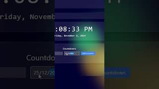 Creating a Digital Clock🕓 amp Countdown Timer⏳ with HTML amp CSScodingcsshtml webdevelopement java [upl. by Ranjiv]