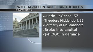 Two McLeansboro men charged in Jan 6 capitol riots [upl. by Gustaf319]