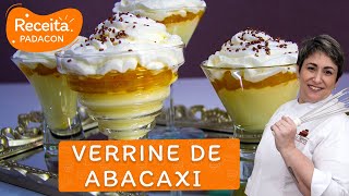 Verrine de Abacaxi  Lu Neves  PADACON Receita [upl. by Tova]