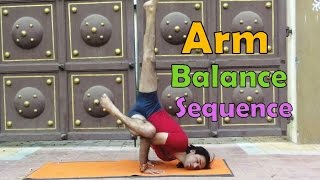 19 Arm Balance Pose Sequence  Ashtnaga Power Yoga  Vyfhealth [upl. by Katsuyama]