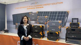 Pecron At HKTDC Hong Kong Electronics Fair E300 E600 E2000 E1500 Outdoor Power Stations [upl. by Zacek]