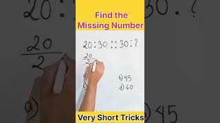 Missing number।। reasoning classes ।।ytshorts [upl. by Eceela]