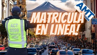 MATRICULA vehicular EN LINEA 2024 EN QUITO  ECUADOR [upl. by Iron]