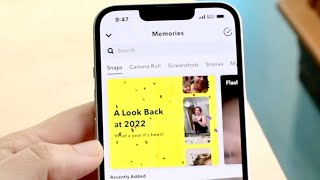 How To See Snapchat Recap Year Look Back [upl. by Cirde]