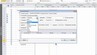 Project 2010  Gráfico de Gantt  Escala de Tempo [upl. by Gisele536]