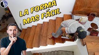 Cómo Remodelar Escaleras Con Madera FÁCIL RÁPIDO Y ECONÓMICO😮 [upl. by Ynabla]