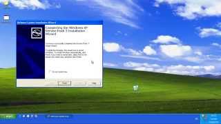 Install Windows XP Service Pack 3 update [upl. by Cai]