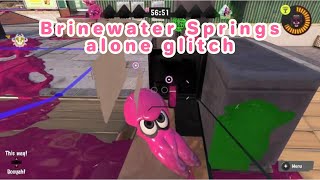 Splatoon 3 Brinewater Springs tower control Glitch glitches you can do alone [upl. by Sama620]