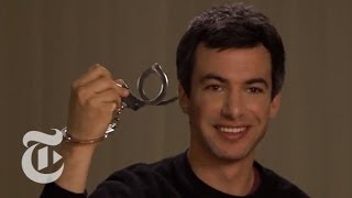 Nathan Fielder Interview Explaining His Robot ArmSex Offender Stunt  The New York Times [upl. by Kappel]