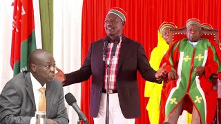 GACHAGUA ALIKUA MTU WA WA KUGAWA WAKENYAquotFURIOUS PRESIDENT RUTO ATTACKS GACHAGUA BADLY IN CHURCH [upl. by Ataeb]