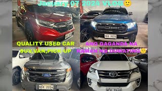 January 07 2024 VLOG🙂Quality used car SUVVANPICKUPDami dumating my mga budget meal🙂 [upl. by Francoise]