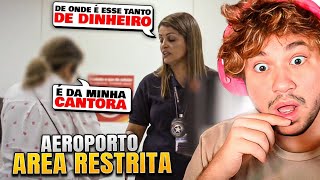 EMPRESÁRIA DE UMA ARTISTA MUITO FAMOSA SE DEU MAL NO AEROPORTO ÁREA RESTRITA [upl. by Einnal]