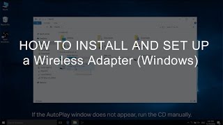 How to Install and Set Up a Wireless Adapter Windows [upl. by Hallette739]