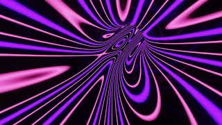 Abstract Background Video 4k VJ LOOP NEON Pink Purple Metallic Tunnel Calming Screensaver [upl. by Felizio]