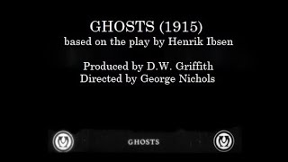 GHOSTS 1915  Henrik Ibsen Play in HD [upl. by Katalin282]