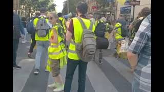 Manifestation des gilets jaunes le 11 mai 2024 à Paris arrivée place dEstienne dOrves [upl. by Lyon]