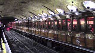 Met Loco No1 hauled by Sarah Siddons at Baker St lots of steam [upl. by Imre]