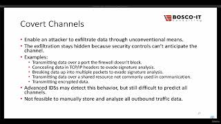 166 Covert Channels A Stealthy Means of Data Exfiltration [upl. by Swor]