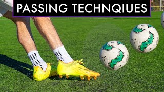 Every Passing Technique in Football  Soccer [upl. by Etteyniv339]