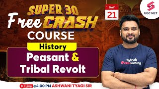 UGC NET History Revision  UGC NET History Peasant and Tribal Revolt Revision  Ashwani Sir [upl. by Ayadahs]