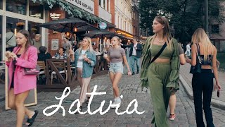 Riga Latvia Walking Tour 2024 4k 🇱🇻 Old Town Riga Festival Tourist Attractions Full Tour [upl. by Eelrak17]