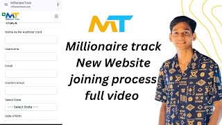 Millionaire track New Website joining process full video [upl. by Yenduhc851]