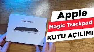 Apple Magic Trackpad KUTU AÇILIMI  Siyah MultiTouch Yüzey [upl. by Asilla]