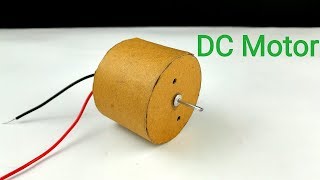 How to Make a DC Motor at Home Cardboard DC Motor [upl. by Leiso165]