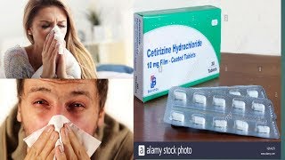 Cetirizine hydroclhoride 10mg tablets uses and side effects [upl. by Fi]