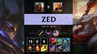 Zed Mid vs Azir Dominating  NA Master Patch 1419 [upl. by Akibma469]