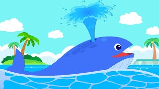 Hail Whale Blue Whale🐋 Kids Songs amp Nursery Rhymes  Animal Song for Kids  Lotty Friends [upl. by Celie859]