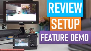 FEELWORLD T7 7inch OnCamera Monitor  Review  Setup  Demo [upl. by Ayikan]