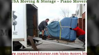 Piano Movers  USA Moving and Storage [upl. by Patrick593]