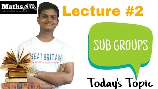 Lecture  2 subgroups Tamil Maths book [upl. by Hans]